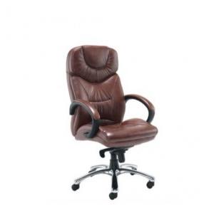 M130 Brown Leatherette Chair